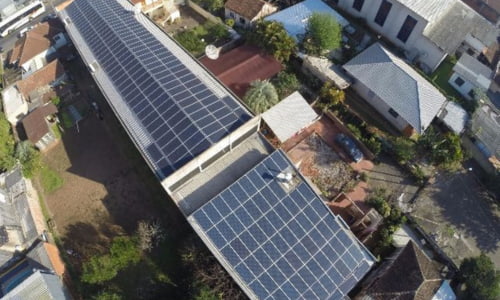 Usina Solar AE Novo Hamburgo RS 82kwp